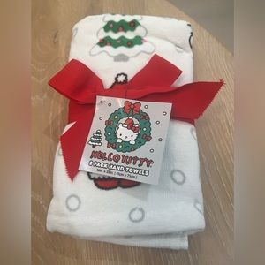 Hello  kitty hand towels set